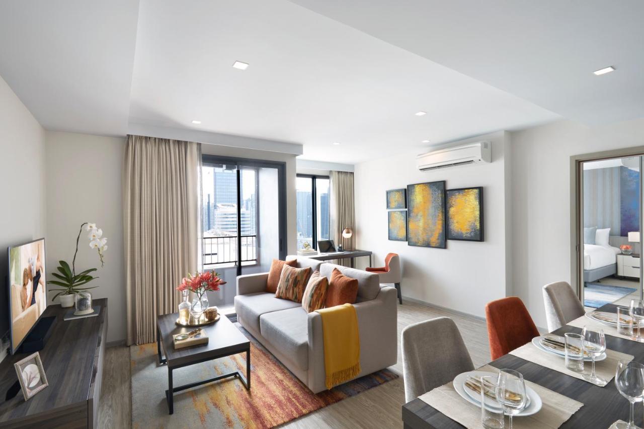 Somerset Rama 9 Bangkok Exterior photo A living room